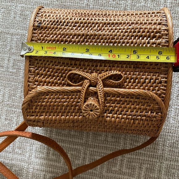 Anthropologie whicker mini purse - Picture 5 of 7